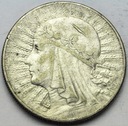 10 zł złotych 1932 Głowa kobiety Polonia SREBRO