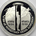 10 zł złotych 1995 100 Lat Igrzysk Ateny Atlanta