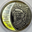 Sławni Polacy Adam Mickiewicz SREBRO 925