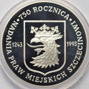200000 zł złotych 1993 Szczecin Nadanie Praw