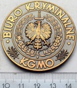 Medal Biuro Kryminalne KGMO W Służbie Narodu