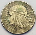 5 zł złotych 1933 Głowa kobiety Polonia SREBRO