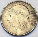 10 zł złotych 1932 Głowa kobiety Polonia SREBRO