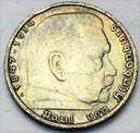 Niemcy 5 Marek 1936 Hindenburg SREBRO