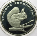 500 zł 1985 Wiewiórka Ochrona Środowiska