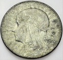 5 zł złotych 1933 Głowa kobiety Polonia SREBRO