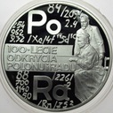 20 zł złotych 1998 Skłodowska Polon i Rad