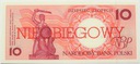 NIEOBIEGOWY 10 zł złotych 1990 WARSZAWA seria D