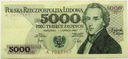 1982 5000 zł złotych Chopin seria A JEDNOLITEROWA