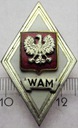 Odznaka WAM Wojskowej Akademii Medycznej