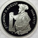 10 zł złotych 1996 Zygmunt II August PÓŁPOSTAĆ