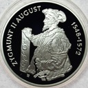 10 zł złotych 1996 Zygmunt II August PÓŁPOSTAĆ