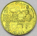 2 zł złote 1998 Skłodowska Polon i rad