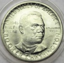 USA 1/2 dolara 1946 S Bookert Washington SREBRO