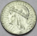 10 zł złotych 1932 Głowa kobiety Polonia SREBRO