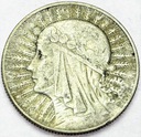 5 zł złotych 1933 Głowa kobiety Polonia SREBRO
