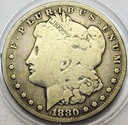 USA 1 dolar Morgan Dollar 1880 SREBRO