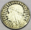 5 zł złotych 1933 Głowa kobiety Polonia SREBRO