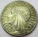 10 zł złotych 1932 Głowa kobiety Polonia SREBRO