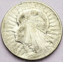 5 zł złotych 1932 Głowa kobiety Polonia SREBRO