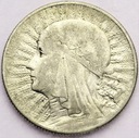 5 zł złotych 1934 Głowa kobiety Polonia SREBRO