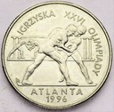 2 zł złote 1995 Atlanta Zapasy Igrzyska