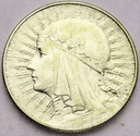 5 zł złotych 1934 Głowa kobiety Polonia SREBRO