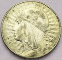 10 zł złotych 1933 Głowa kobiety Polonia SREBRO