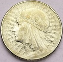 10 zł złotych 1932 Głowa kobiety Polonia SREBRO