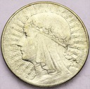 10 zł złotych 1933 Głowa kobiety Polonia SREBRO