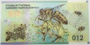 Banknot testowy PWPW Pszczoła Miodna (3) POLIMER