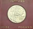 PRÓBA 20 zł złotych 1980 ŁÓDŹ CuNi