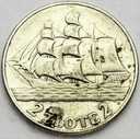 2 zł złote 1936 Żaglowiec Żaglówka Statek (3)