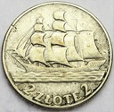 2 zł złote 1936 Żaglowiec Żaglówka Statek (4)