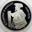 10 zł złotych 1996 Zygmunt II August PÓŁPOSTAĆ