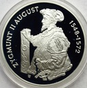 10 zł złotych 1996 Zygmunt II August PÓŁPOSTAĆ