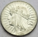 5 zł złotych 1933 Głowa kobiety Polonia SREBRO