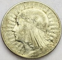 10 zł złotych 1933 Głowa kobiety Polonia SREBRO