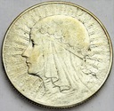 5 zł złotych 1933 Głowa kobiety Polonia SREBRO