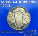 100 zł złotych 1974 Mikołaj Kopernik SREBRO