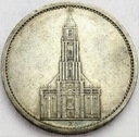 Niemcy 5 Marek Mark 1934 Wieża Kościół SREBRO