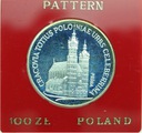 PRÓBA 100 zł 1981 Kościół Mariacki w Krakowie Ag