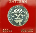 PRÓBA 200 zł 1976 Olimpiada KOŁA OLIMPIJSKIE Ag