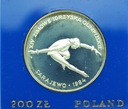 200 zł złotych 1984, Igrzyska Sarajewo SREBRO