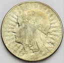 5 zł złotych 1934 Głowa kobiety Polonia SREBRO