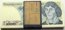 Paczka ~100 szt x 1000 zł złotych KOPERNIK ser. EM