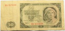 1948 50 zł Pięćdziesiąt Złotych, seria BS RZADKI