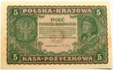 1919 5 Pięć Marek Polskich II Serja DF