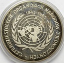 500 złotych 1985 Czterdziestolecie ONZ