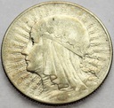5 zł złotych 1933 Głowa kobiety Polonia SREBRO